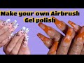 Making my own Airbrush gel paint for nails/Watch me work