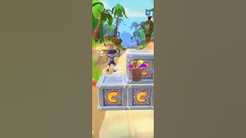 Crash Bandicoot: On the Run! Nitro Iron Crate Defeated! Gem 189