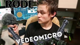 Накамерный микрофон Rode VideoMicro. Обзор, Тест.