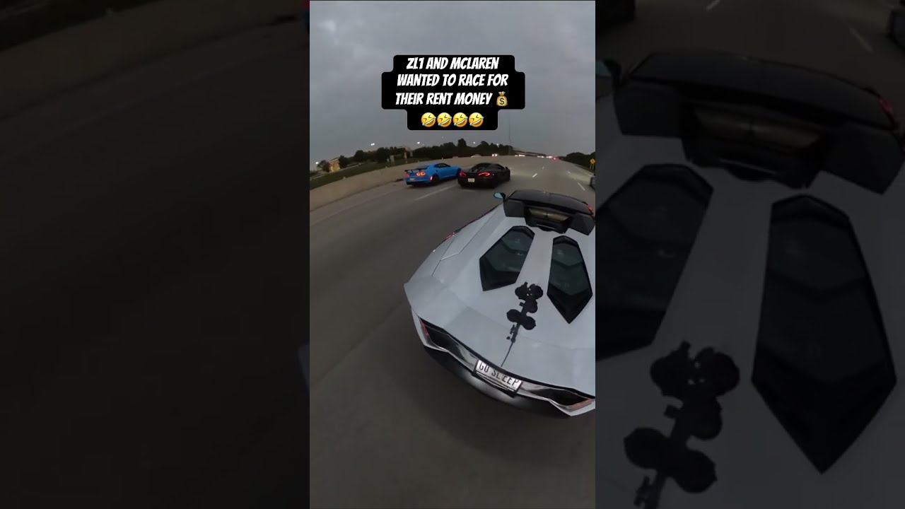 Zl1 And McLaren Wanted To Race For Rent Fyp Mexico Mclaren Lamborghini Camaro