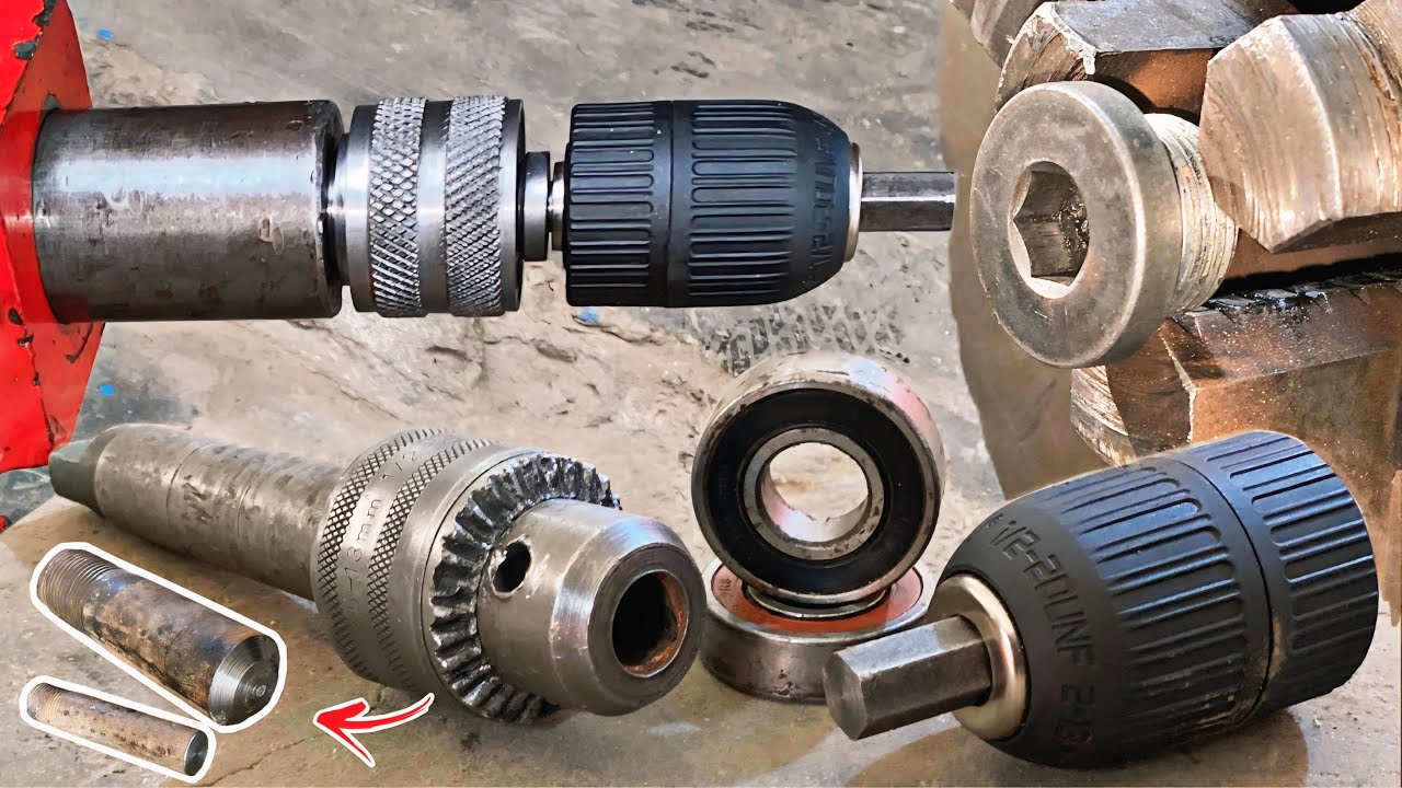 The Shocking Way to Make a Square Hole Bit on a Lathe | Elk-Shaped Cable Sheath Made on a Lathe 