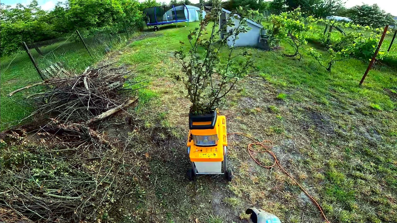 POV Wood Chipping | Wood Branch Crushing | GoPro ASMR Logging Work