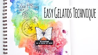 Easy Gelatos Technique For Adding Color And Texture