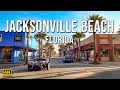 Driving Around Jacksonville Beach, Florida [4K] | North Florida
