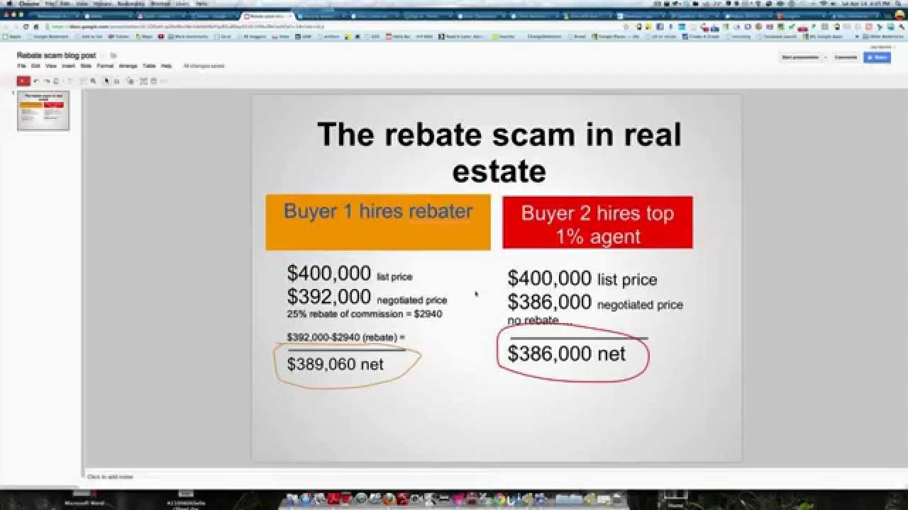 the-rebate-scam-in-real-estate-youtube