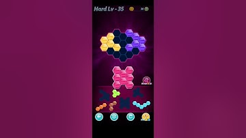 Block! Hexa Puzzle ~ Rainbow A block 3 to 6 levels  ~level 31~37