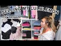 CLEANING OUT MY LULULEMON CLOSET AND SELLING EVERYTHING! shop my lululemon closet!