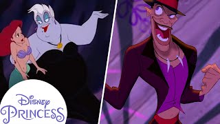 Spooky Disney Villain Moments With Ursula, Dr. Facilier \& MORE | Kids Cartoons | Disney Princess