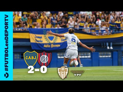 Boca 2-0 San Lorenzo - Fecha 2 - Resumen y Goles - Campeonato Femenino YPF 2022 - #FUTBOLenDEPORTV