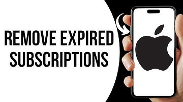 How to delete expired subscriptions from iPhone ?