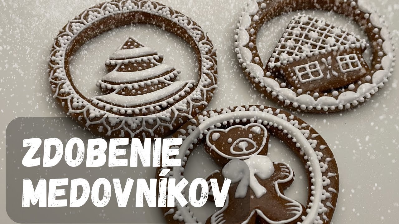 Zdobenie medovníkov na vianočný stromček / Christmas Cookies Decorating