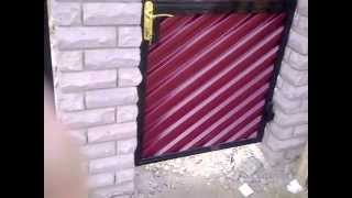 Красивые ворота своими руками видео красивые ворота