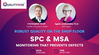 [WEBINAR] Robust Quality on the Shopfloor #2: MSA and SPC