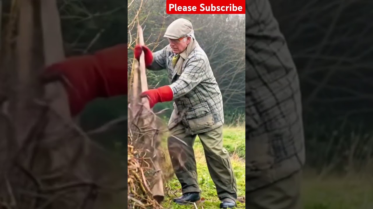 Shocking!! King Charles spotted searching for firewood.