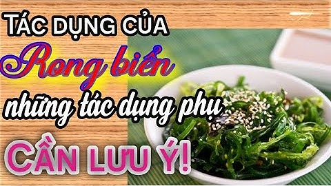 Tác dụng của rong biển, và những tác dụng phụ cần lưu ý - NTN SL