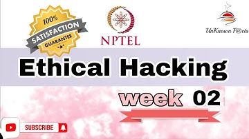 ETHICAL HACKING WEEK 2 ASSIGNMENT ANSWERS NPTEL 2024 l NPTEL #nptel #nptelanswer