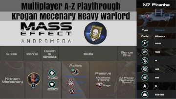 [ME:A MP][A-Z Series]Krogan Mecenary + Piranha [Heavy Warlord]
