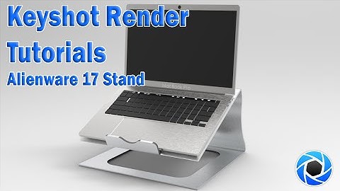 Best CAD Tutorial | Keyshot render of Alienware 17 Laptop Stand | Keyshot Tutorials