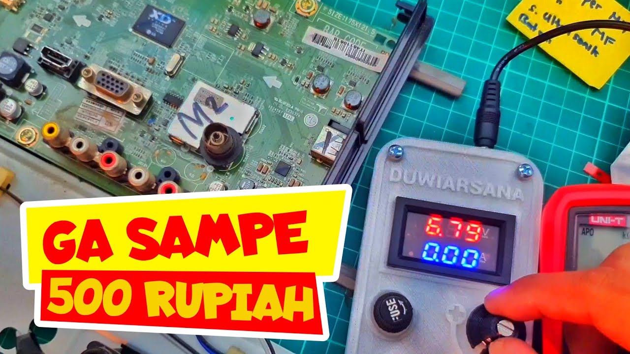 Cara Mudah Mencari Kerusakan Tv Led Mati Total Vlog205 Youtube