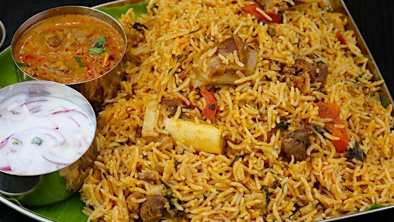 உதிரி உதிரியான மட்டன் தம் பிரியாணி ரகசியம்! ஒருமுறை இப்டி செய்க 👌😋| Mutton Biryani Recipe in tamil