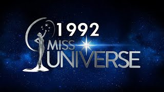 MISS UNIVERSE 1992 | Full Show