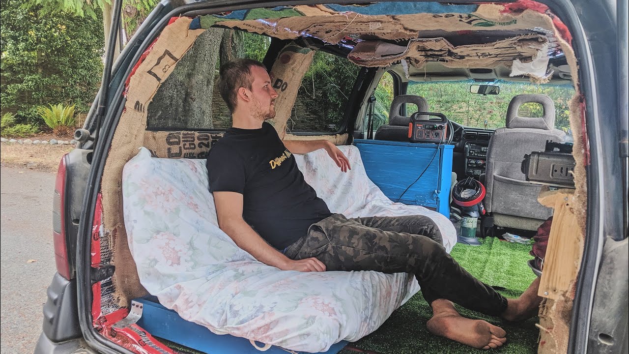 minivan camping