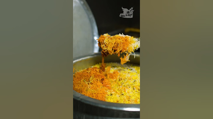Indulge in the delicious Hydrabadi biriyani from Tikka Tonight