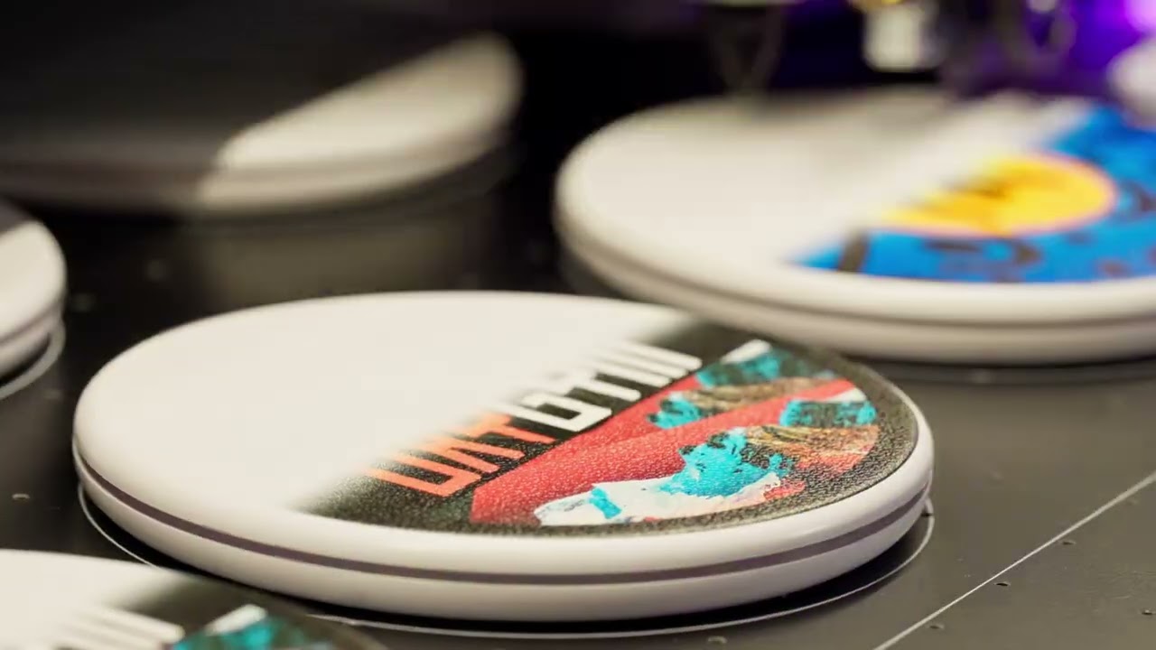 UV Printing on Wireless Phone Chargers