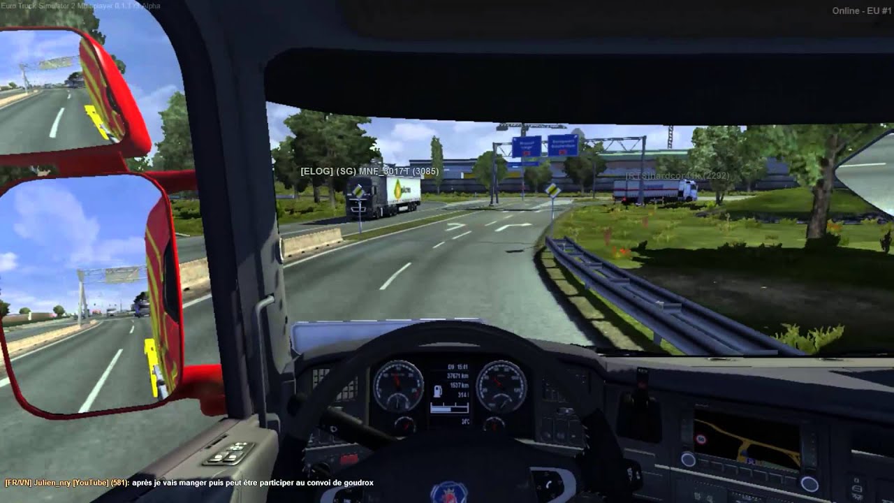 Euro Truck Simulator 2 Multijoueur | Chaos à Europoort 2 ! #18-Bis