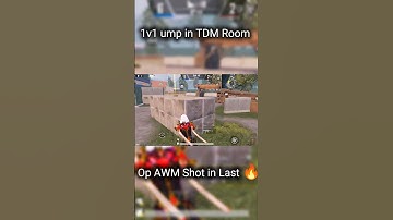 Last Shot Wins! 1v1 TDM AWM Battle⚡ I Epic ClutchMoment I X-plays