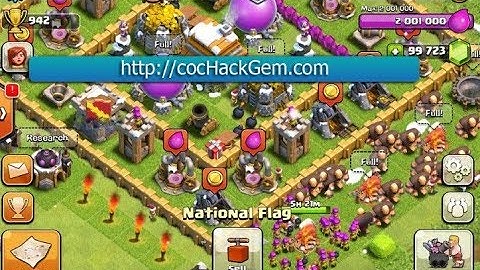 Clash of Clans 2018 New hack Mod,hack gems,elixir gold for free.100 % WORKING
