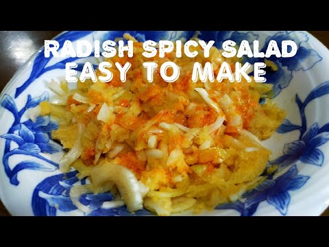 Video: Radish Salad Para Sa Mga Mahilig Sa Maanghang