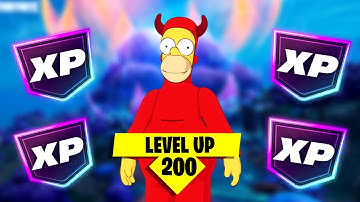 NEW INSANE AFK XP GLITCH in Fortnite Simpsons Season (335k a Min!) 🤩😱
