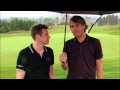 Richard Edginton putts with his driver on 888poker.com PGA EuroPro Tour