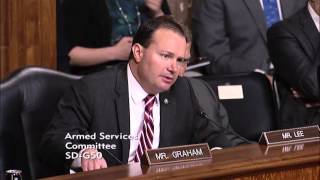 Senator Lee questions Army leadership on National Guard Apaches, Army force protection measures.