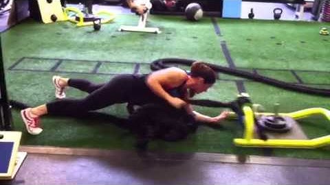 Lisa Prone Sled Drags