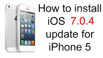 Installing iOS 7.0.4 update on iPhone 5 (FaceTime Bug Fix)