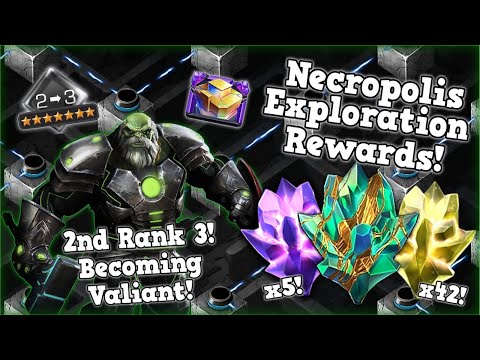 Necropolis EXPLORATION Rewards Opening! Huge Opening! Becoming Valiant! 