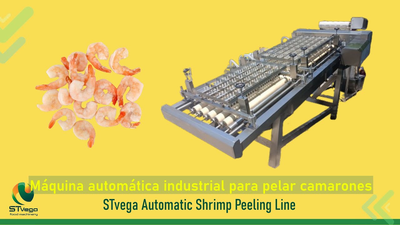 Línea automática STvega Automatic Shrimp Peeling Line para pelar camarones