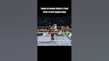 WWE 2K25 SOUND THE SIRENS - Troublein Paradise Glitch FIXED! Patch 1.13!🚑