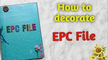 EPC-1,File of B.ed 1st year