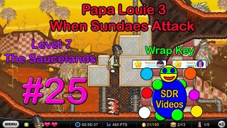 Papa Louie 2: When Burgers Attack! First Boss(Sarge) And Rescuing Yippy 