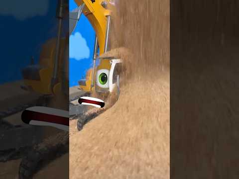 Santa Claus helping remote controlled excavator 🚧🎅🚜 #builderc