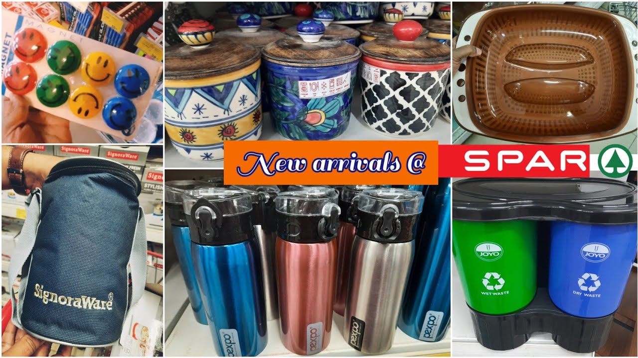 Spar latest tour, kitchen organisers, new arrivals, affordable, unique