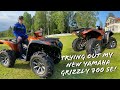 Trying out my new Yamaha Grizzly 700 SE! 🤘