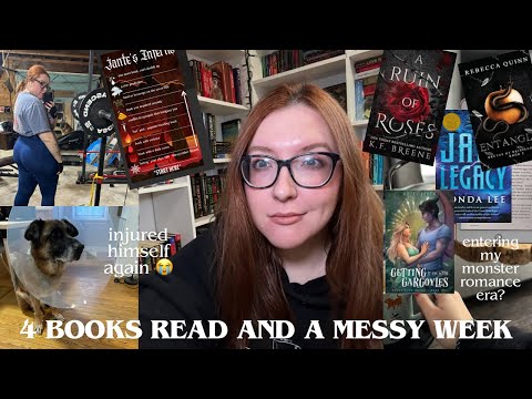 i failed this readathon but still read 4 books | weekly reading vlog