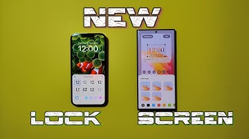 NEW One Ui 5 Lock Screen Vs iOS 16 Lock Screen!