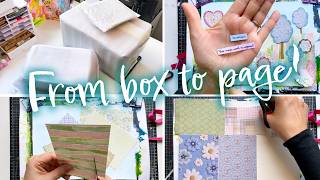 How I Use Papers in My Art Journal + Journalsay Unboxing 📦💕