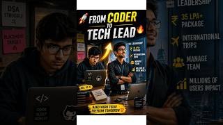 🚀 HOW CODERS BECOME TECH LEADS #shorts #telugu #coder #students #tech #itjobs #salary #careertips