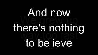 The Goo Goo Dolls - Name (Lyrics Video)